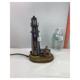 Lighted Stained Glass Lighthouse