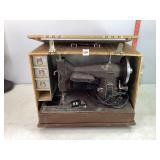 Vtg Franklin Deluxe Rotary Sewing Machine