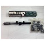 4 x 15mm Crosshair Reticle Scope & Scope Mounts