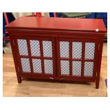 Red Cabinet 44" X 46"x 18"