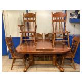 WI Dining Table w/Leaf & 6 Chairs