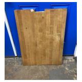 Butcher Block Top Approx 23" x 32"