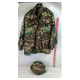 Military Fatigues and Helmet- small