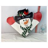 Let It Snow Sign Approx 24" Wide