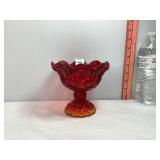 L.E. Smith Moon & Star Pedestal Dish