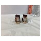 Christmas Owl S&P Shakers
