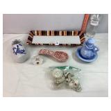 Serving Plate, Spoon Rest, Mini Tea Set & Misc