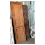 2 Solid Wood Doors 24"x80" & 30"x77"