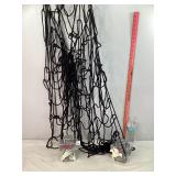 Large Rope Spiderweb & Decorative Headstones