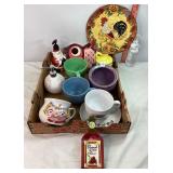 Assorted Dishware & Soap Dispensers