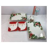Christmas Smart Living Platters, Spoon Rest, Misc