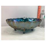 Carnival Glass Oval Fruit Bowl