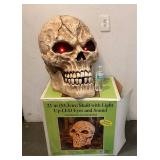 21" Skull w/Light Up LED Eyes and Sound