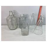 Glass Jars & Cones