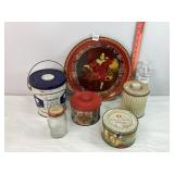 Vtg Tins & Lucky Joe Bank