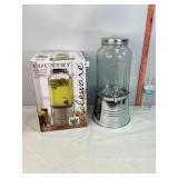 Country Dispenser w/Dual Purpose Galvanized Base