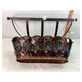 Metal Flowerpot & Iron Flower Hanger