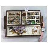 Costume Jewelry & Organizer