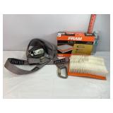 HD Ratchet Strap & Fram 48997 Air Filter