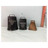 Wakefield Dairy 1923 & Other Cowbells