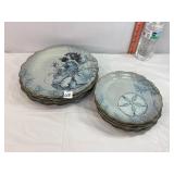 Cracker Barrel Mermaid & Starfish Plates