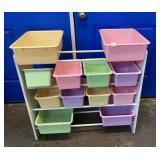 Toy Organizer Approx 32" W x 34" T x 11" D
