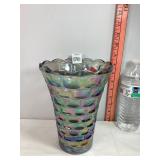 Federal Glass Carnival Glass Vase