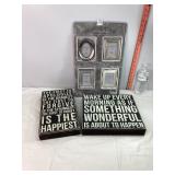 Wooden Signs & Picture Frames