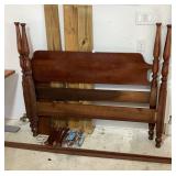 Full Sz Headboard, Footboard, Rails & Slats
