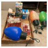 Colored Flood Lights & Christmas Bulbs