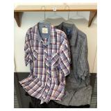 Sz 4XL Mens Dress Shirts