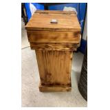 Wooden Trash Bin