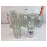Assorted Glass Canisters