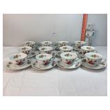 Harmony House Teacups & Saucers