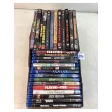 Assorted DVDs & Blue Rays