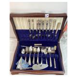 Community Silverplate Flatware & Box