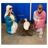 Mary, Joseph & Baby Jesus Blowmolds