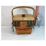 Longaberger 1995 Christmas Cranberry Basket