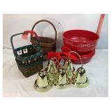 Baskets, Christmas Bowls & Bells
