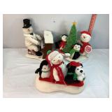 Snowmen Musical Plushes