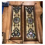 2 Stained Glass Panels
