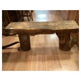 Wooden Bench Approx 37.5' W x 10' D x 18' T