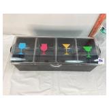 4 Compartment Bar Condiment Dispenser