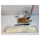 Vtg Gloves, Boot Remover, Beer Glass & Misc