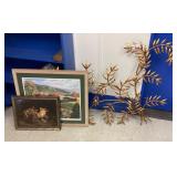 Metal Plaque, Mail Pouch & Nativity Pictures