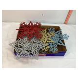 Approx 9 Assorted Snowflakes