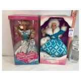 Winter Renaissance & Silver Sweetheart Barbies