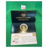 Replica 1870 Spain 'Prov. Government' 100 Pesetas