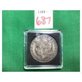 1884 Morgan Silver Dollar