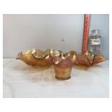 Carnival Glass Marigold Bowls